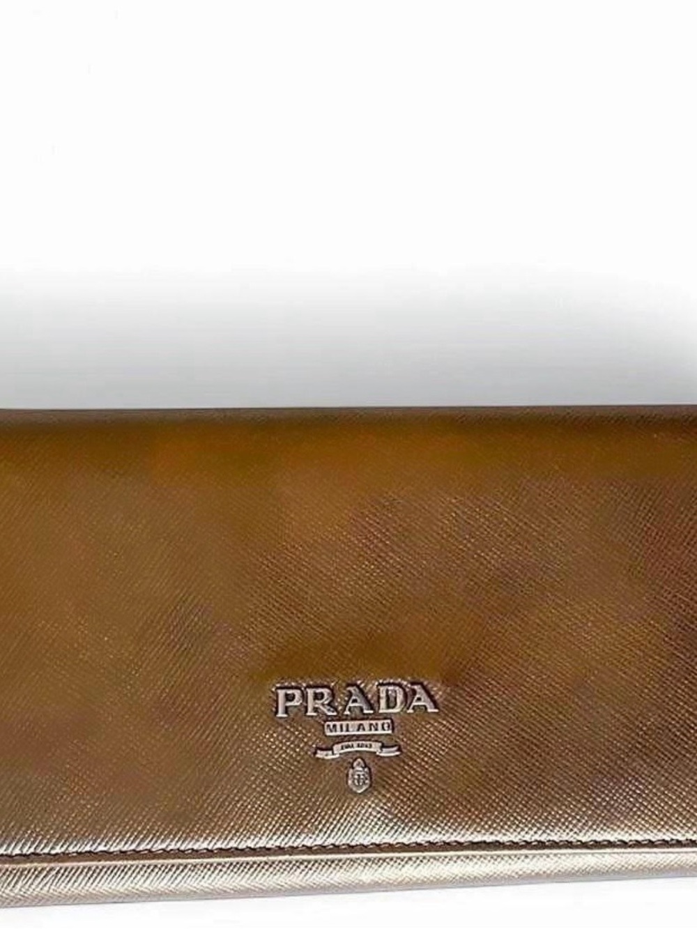 Authentic Prada Saffiano Continental Long Wallet